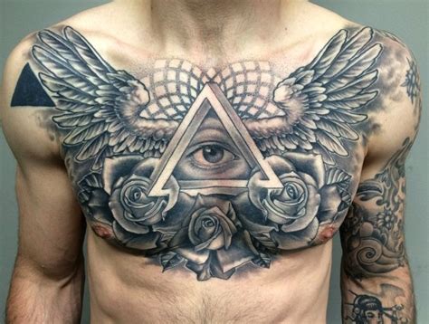 tatuajes en el pecho|Diseños de Tatuajes en el Pecho con su Significado